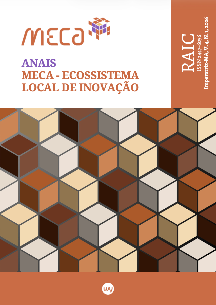 					Ver Vol. 4 Núm. 1 (2026): Anais - MECA: Ecossistema Local de Inovação
				